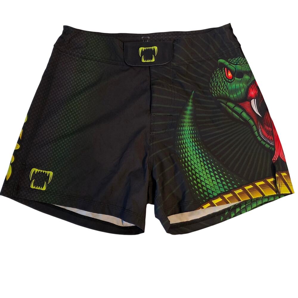 Mat Beast Green Viper Grappling Shorts‎ 28 XS MMA Fight Training BJJ Gym